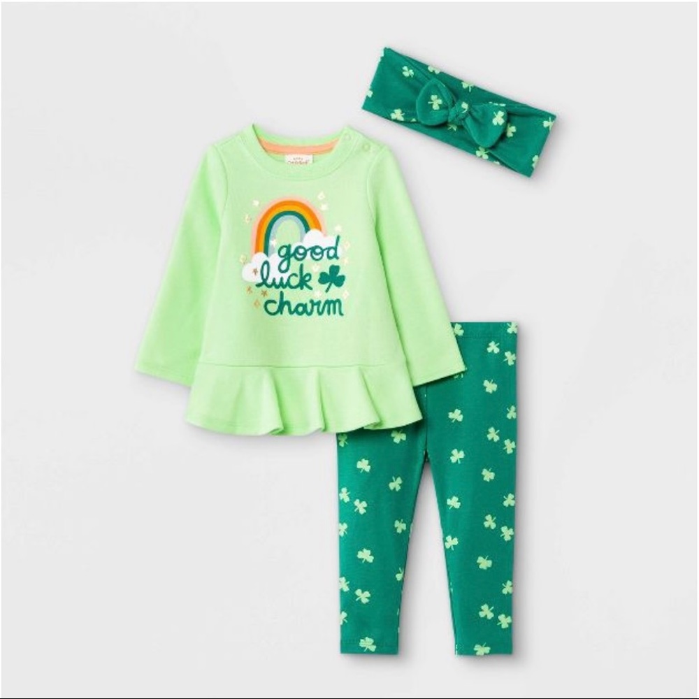 NWT Newborn St.Patrick’s Day Outfit